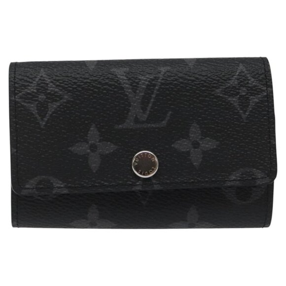 Authentic LOUIS VUITTON Monogram Eclipse Multicles6 Key Case bst478-112825 - Picture 2 of 16